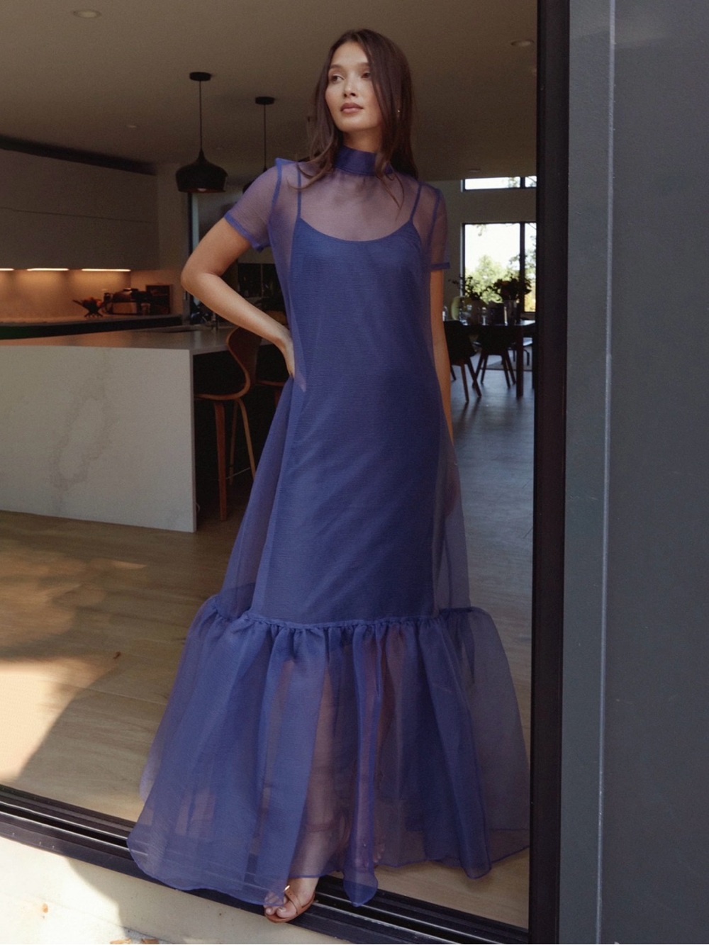 CAARA Melody Dress From
Ted Baker factory Navy